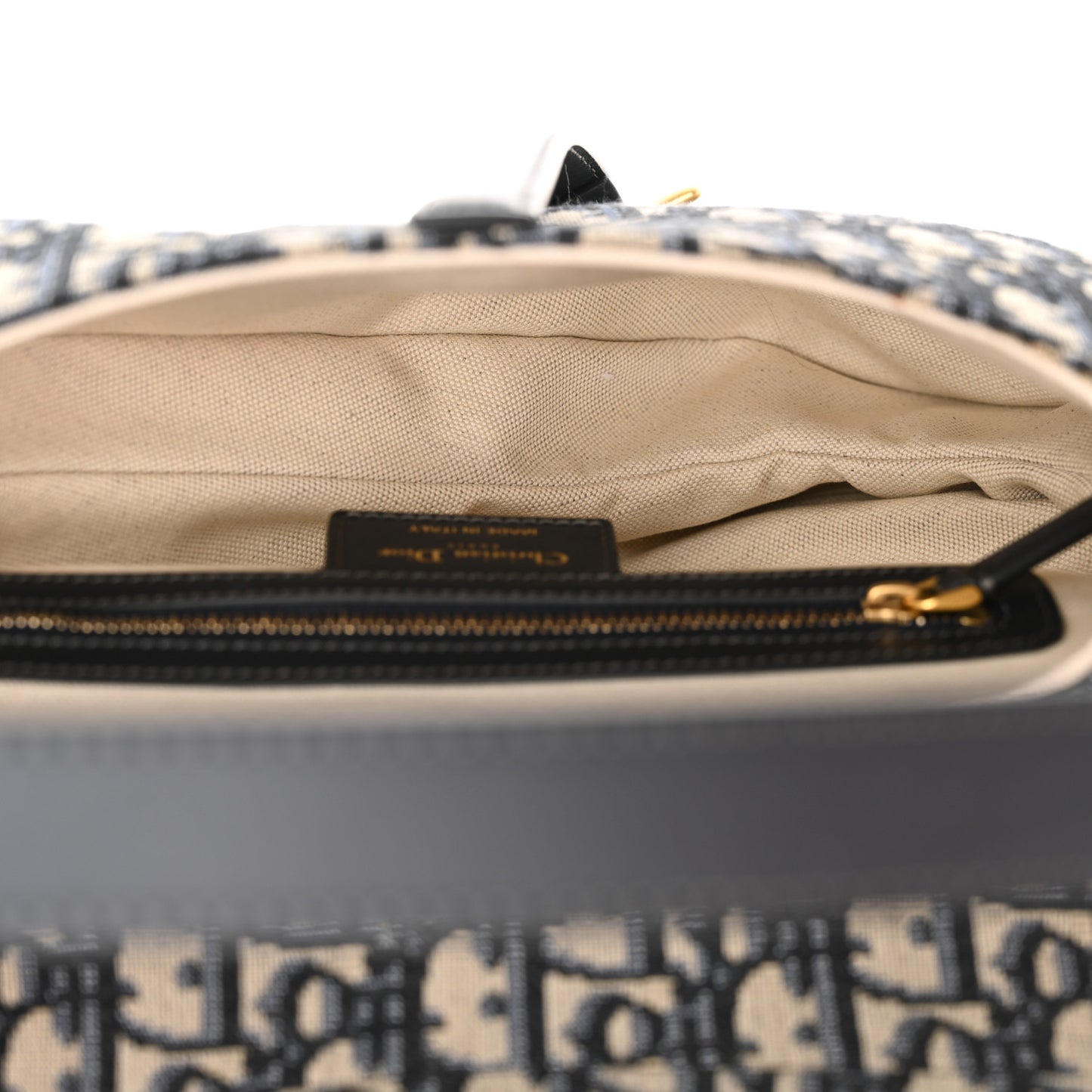 Oblique Saddle Bag Blue