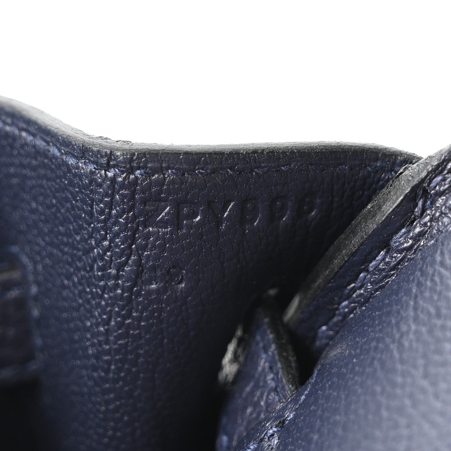 Hermes Togo Birkin 25 Bleu Nuit 7 of 10