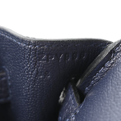 Hermes Togo Birkin 25 Bleu Nuit 7 of 10