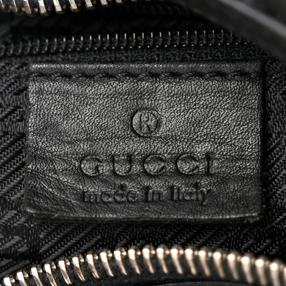 Gucci Calfskin GG Small Clasp Hobo Black 6 of 13