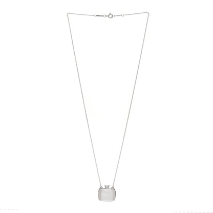 Tiffany Sterling Silver Elsa Peretti Square Bottle Pendant Necklace 3 of 5