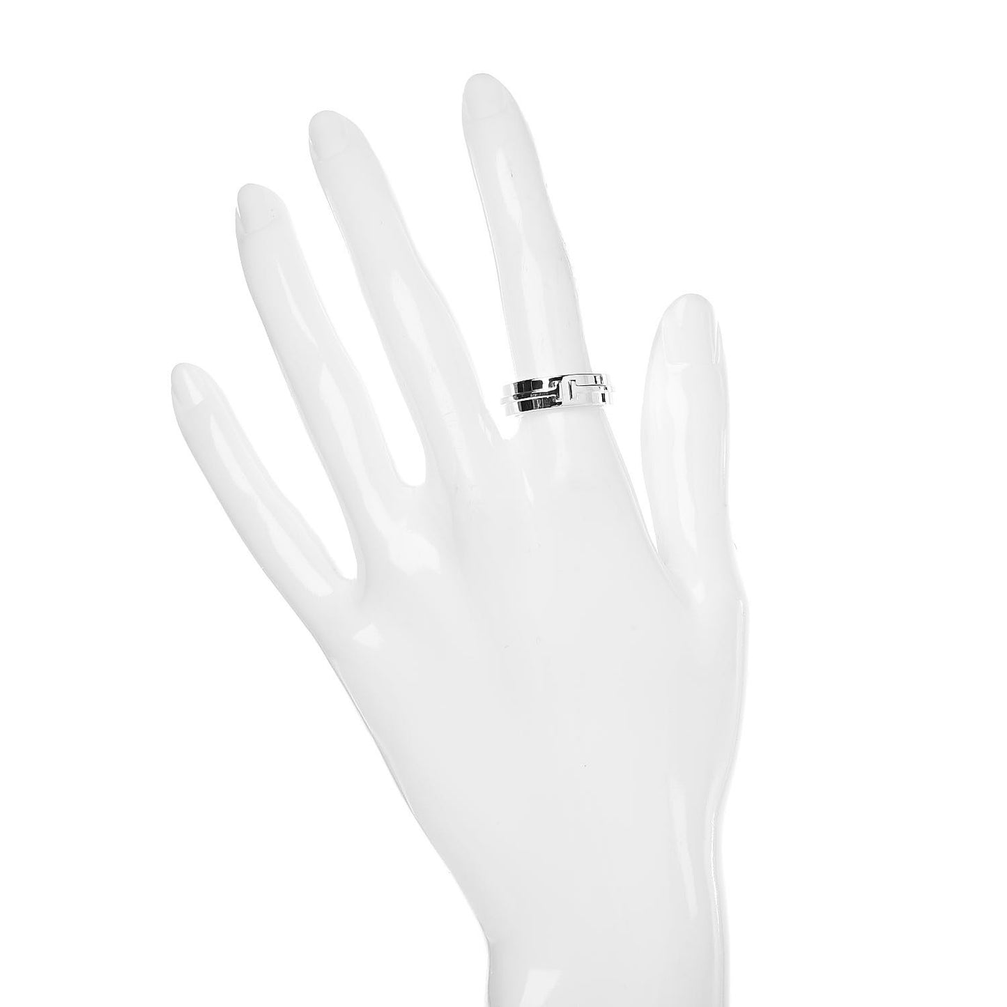 Sterling Silver T Wide Ring 52 6
