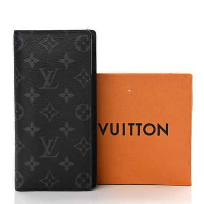Louis Vuitton Monogram Eclipse Brazza Wallet 8 of 8