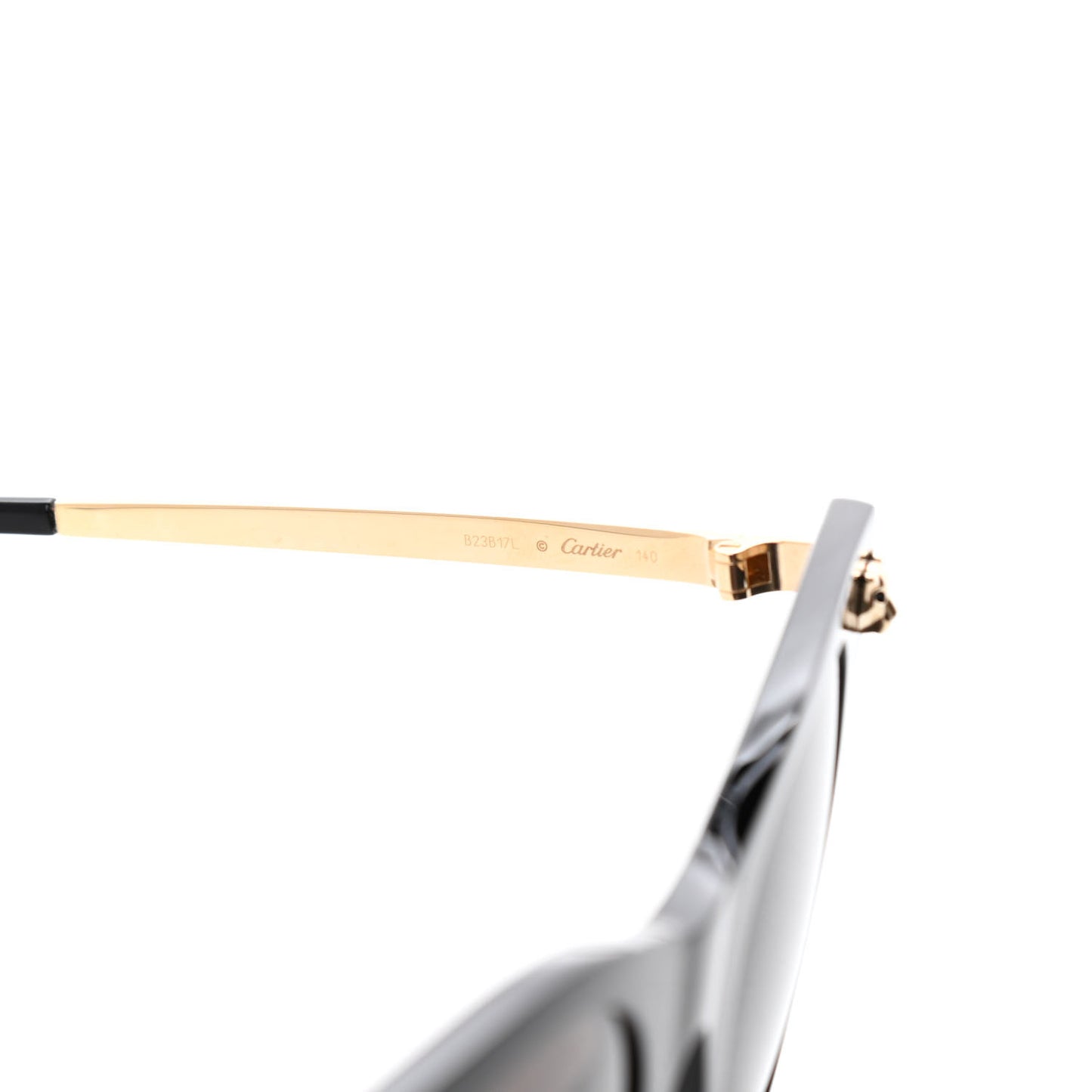 Panthere De Cartier Sunglasses Black