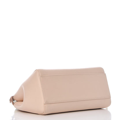 Fendi Nappa Colorblock Mini Peekaboo Iconic Satchel Plaster Banana Grigio Polvere 4 of 9