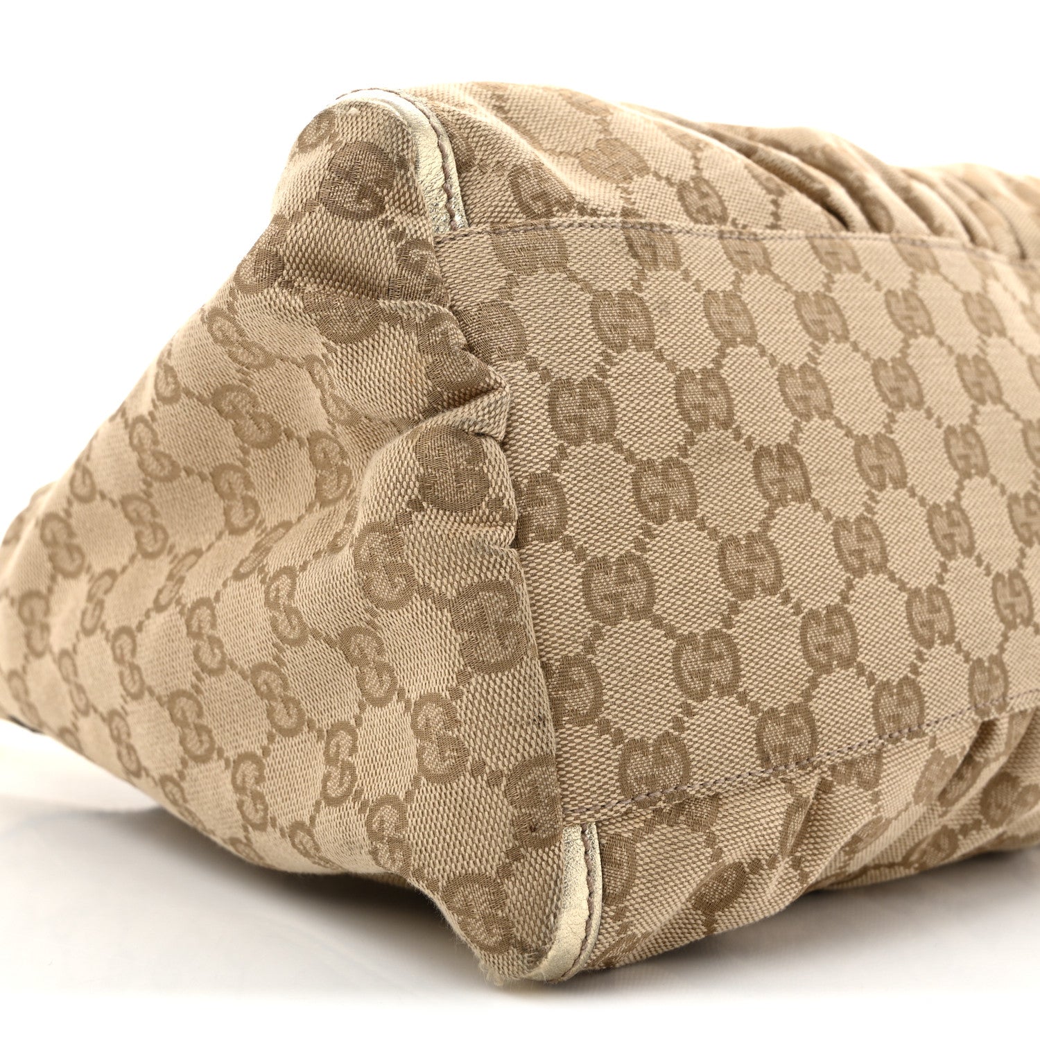 Gucci Monogram Large D Gold Hobo Gold 9 of 13