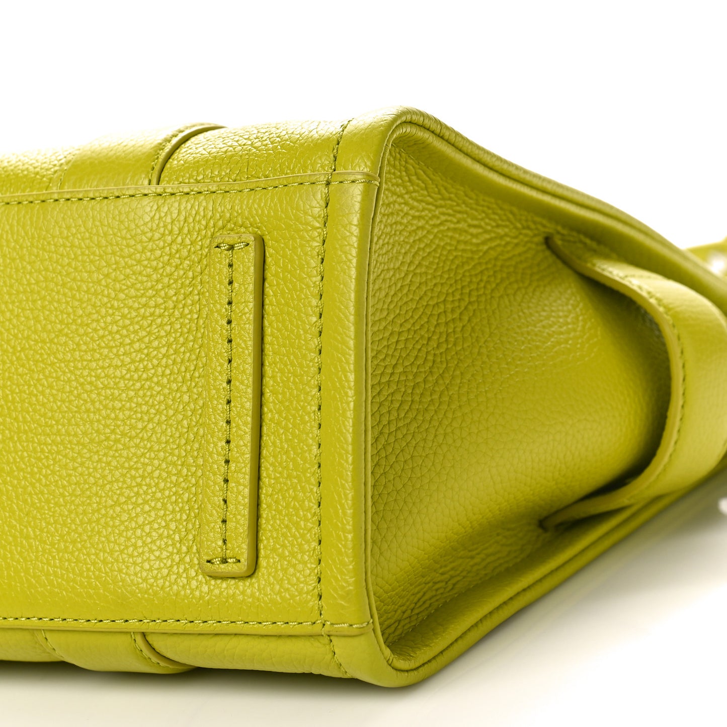 Grained Calfskin Medium The Tote Bag Limoncello