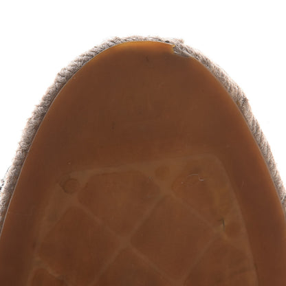 Chanel Lambskin CC Espadrilles 41 Black 6 of 12