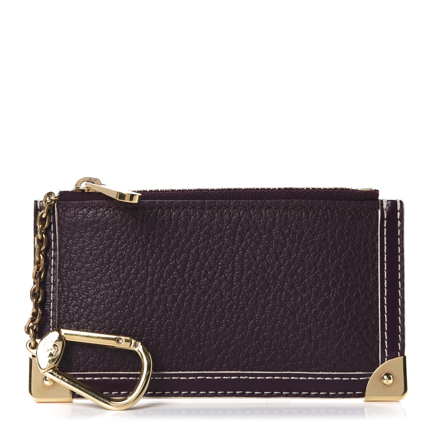 Louis Vuitton Suhali Key Pouch Prune 1 of 6