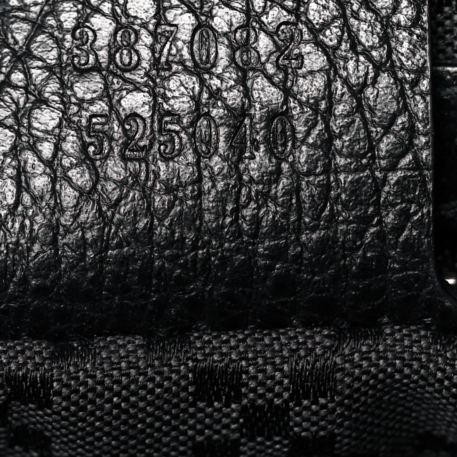 Gucci Pebbled Calfskin Large Portfolio Clutch Black 7 of 9