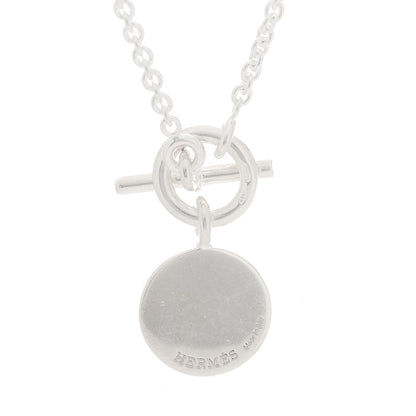 Hermes Sterling Silver Amulettes Ex-Libris Pendant Necklace 4 of 4