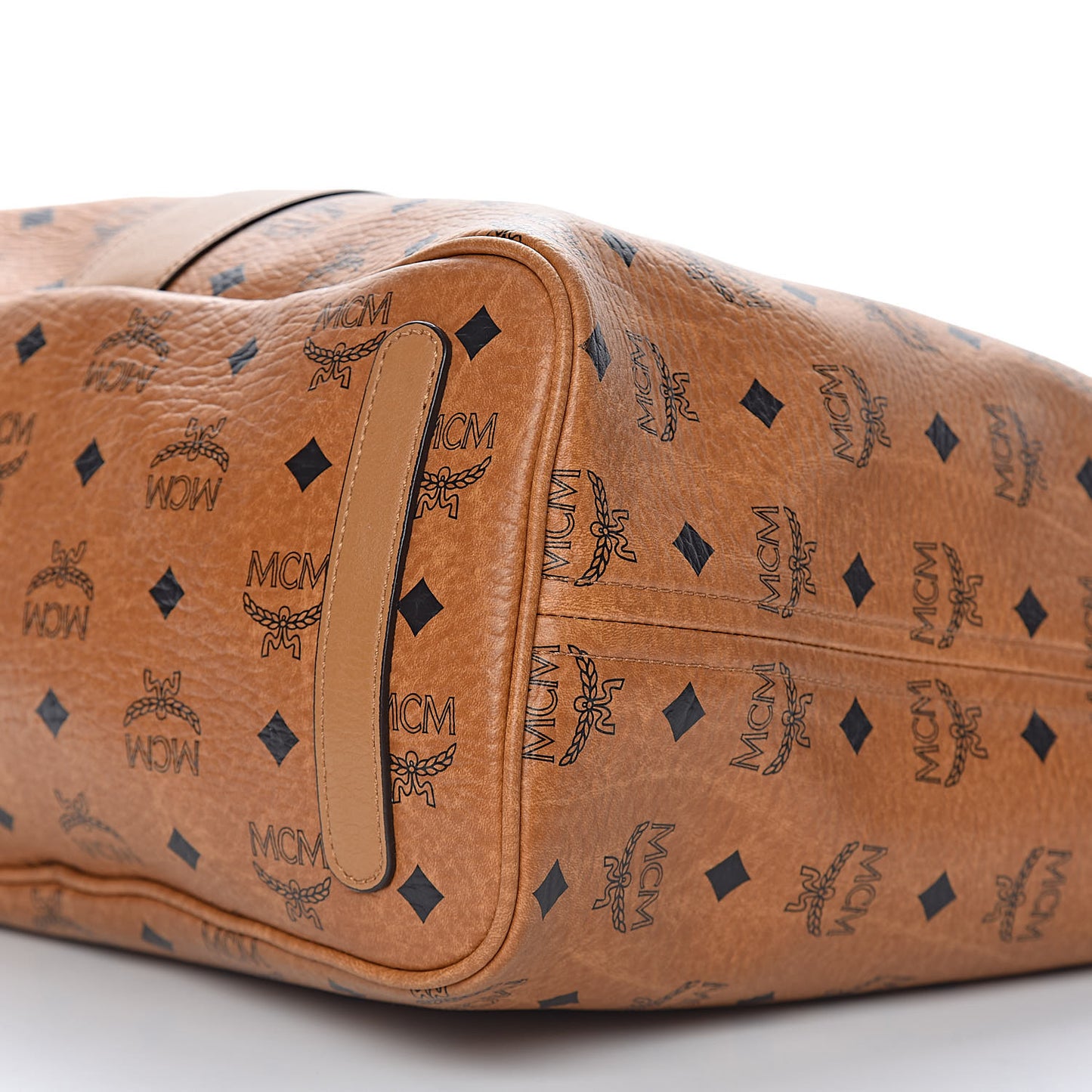 Visetos Medium Liz Reversible Shopper Tote Cognac