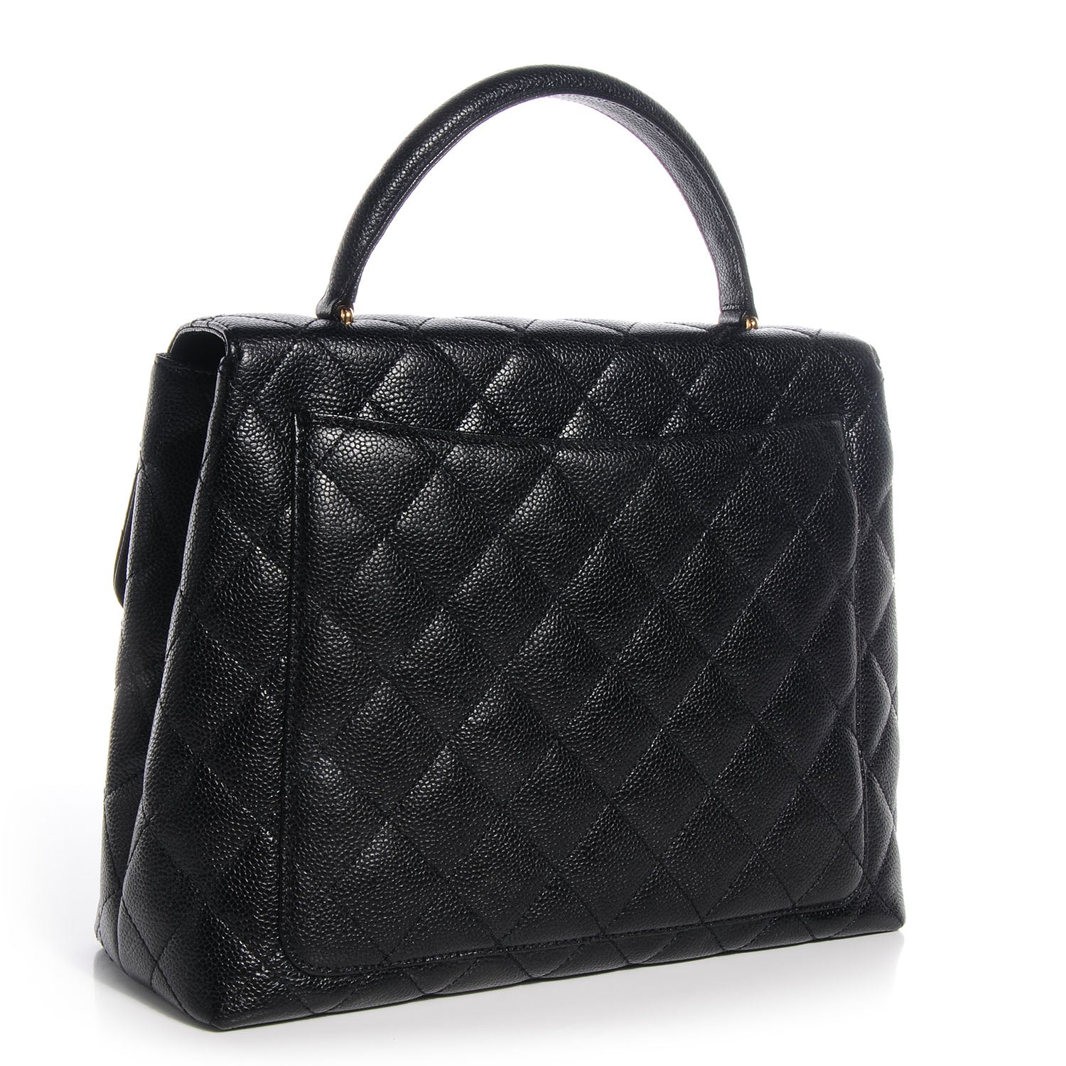 Chanel Caviar Kelly Jumbo Flap Bag Black 3 of 9
