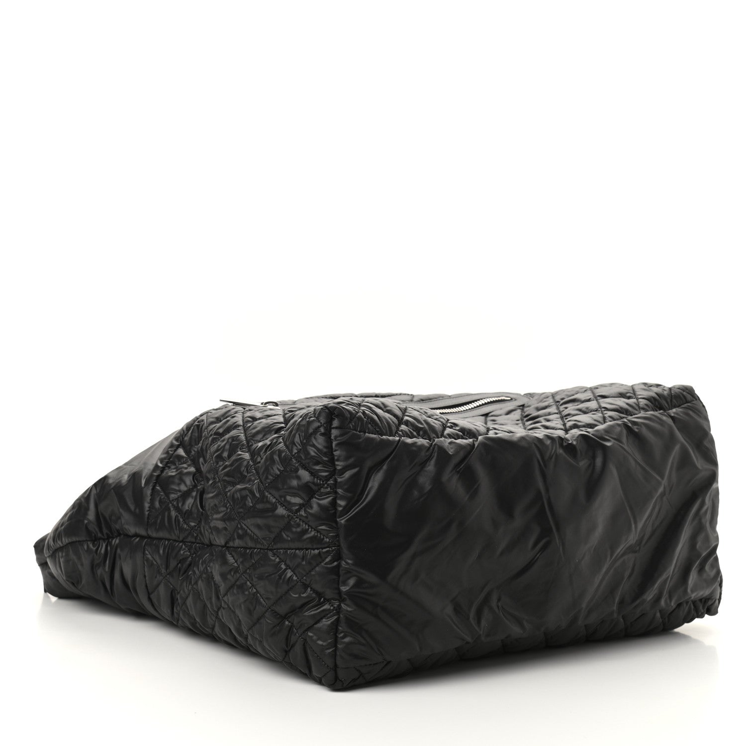 Chanel Nylon Quilted Large Coco Cocoon Tote Black 3 of 8