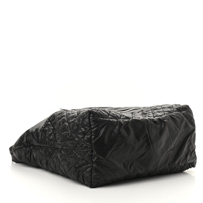 Chanel Nylon Quilted Large Coco Cocoon Tote Black 3 of 8
