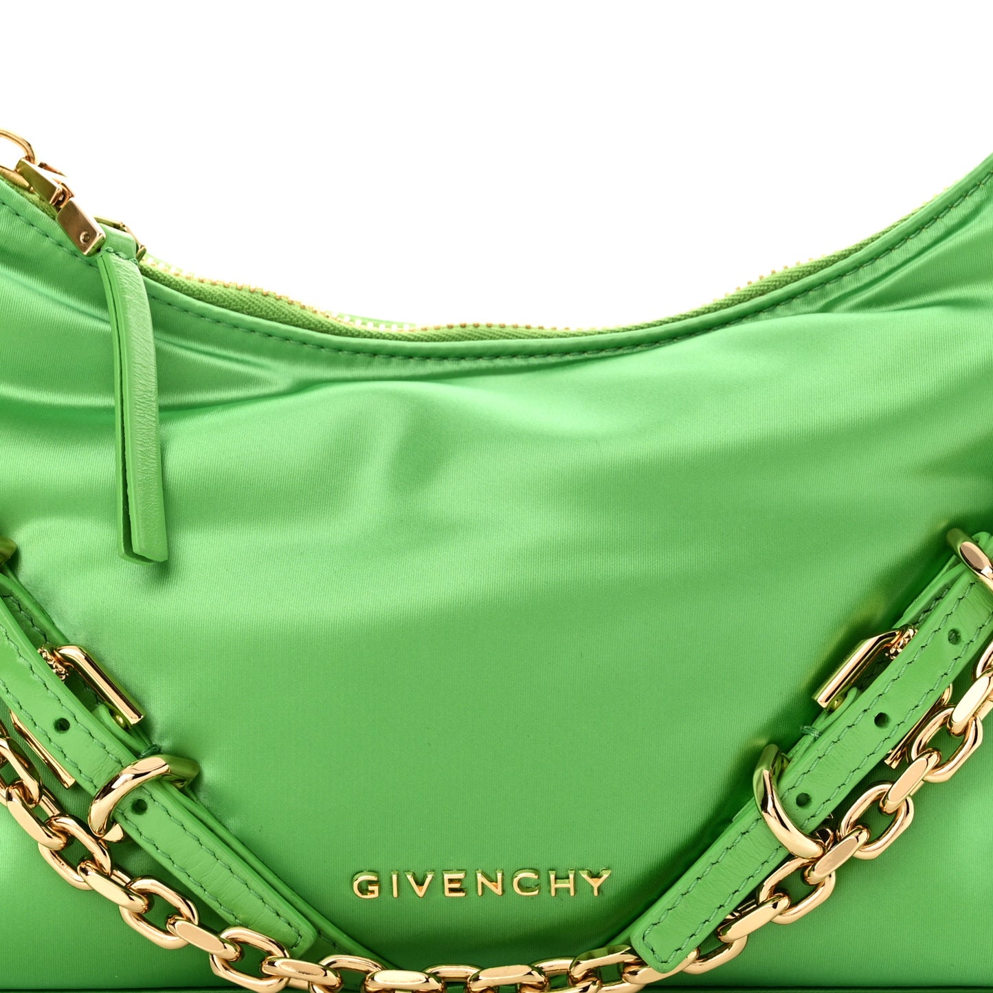 Satin Voyou Party Bag Green