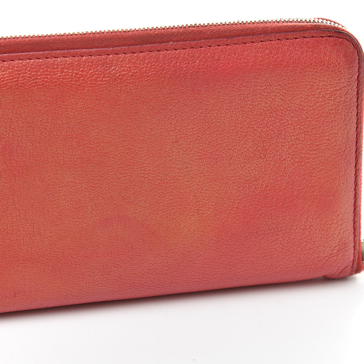 Chevre Mysore Perforated H Azap Wallet Bougainvillea