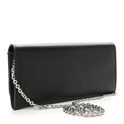 Fendi Vitello Liberty Fun Fair Studded Continental Wallet On Chain Black Multicolor 3 of 9