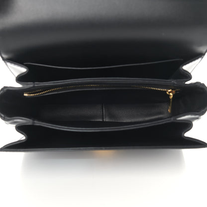 Celine Shiny Calfskin Medium Triomphe Black 5 of 12