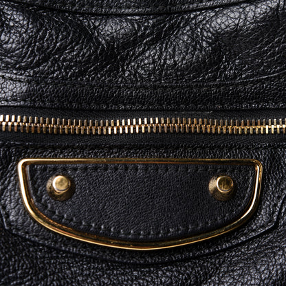 Balenciaga Chevre Gold Metallic Edge Hardware Velo Black 11 of 14
