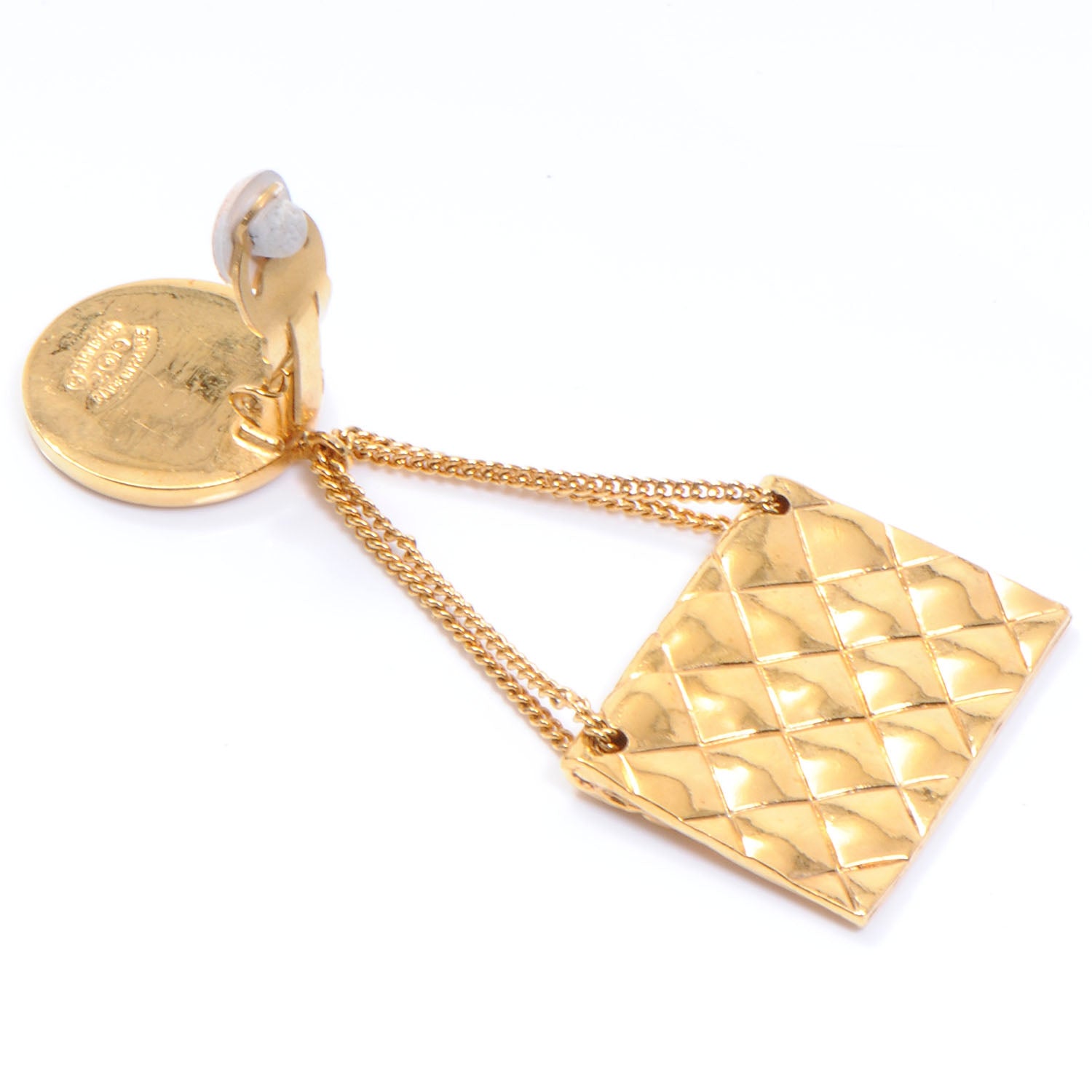 Chanel 2.55 Flap Clip On Earrings 5 of 6