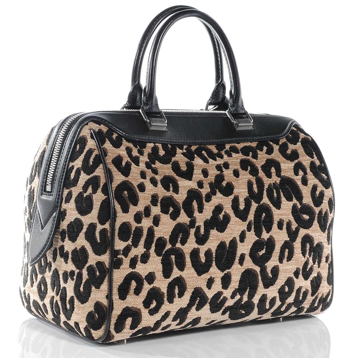 Jacquard Velvet Leopard Print Stephen Sprouse Speedy