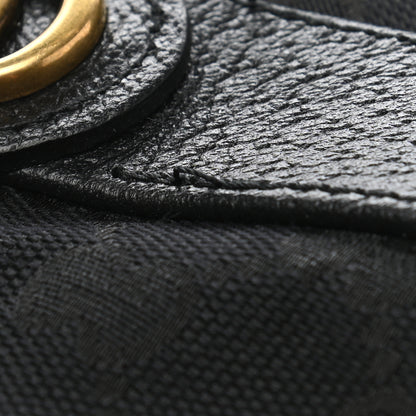 Gucci Monogram Textured Dollar Calfskin GG Jago Bucket Hat M Black 11 of 11