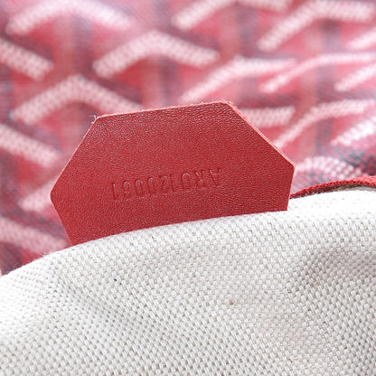 Goyard Goyardine Fidji Zip Hobo Red 7 of 11