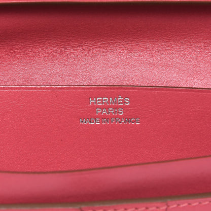 Hermes Tadelakt Bearn Gusset Wallet Rose Azalee 6 of 10