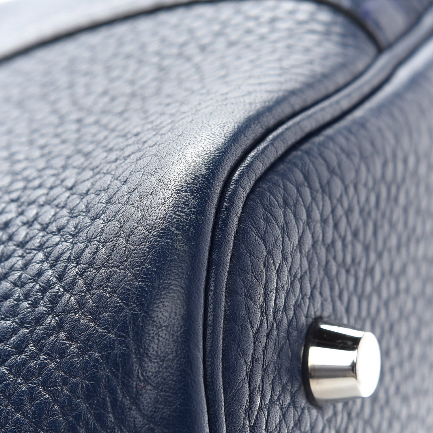 Hermes Taurillon Clemence Picotin Lock 22 MM Bleu Saphir 10 of 15
