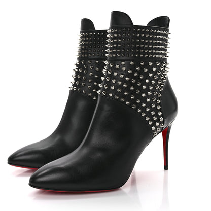 Christian Louboutin Calfskin Hongroise 85 Ankle Boots 40.5 Black 3 of 8