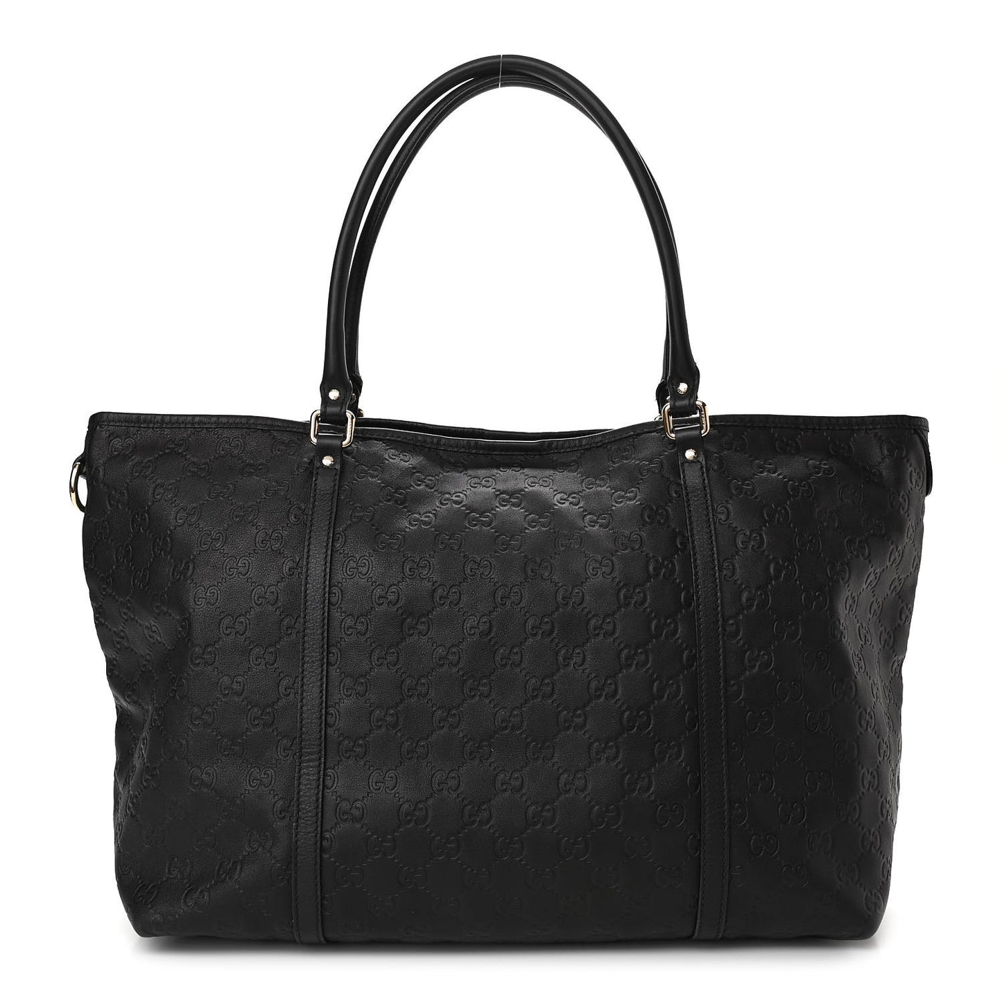 Guccissima Large Joy Tote Black