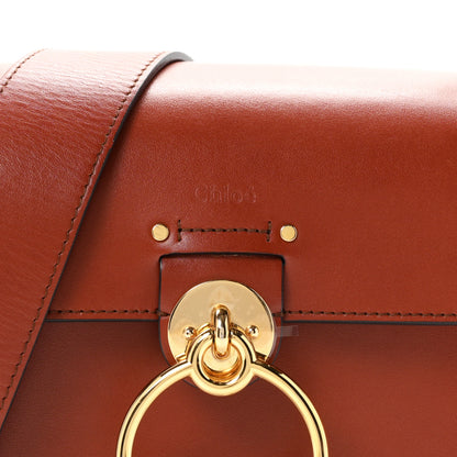 Chloe Calfskin Suede Small Tess Bag Sepia Brown 8 of 10