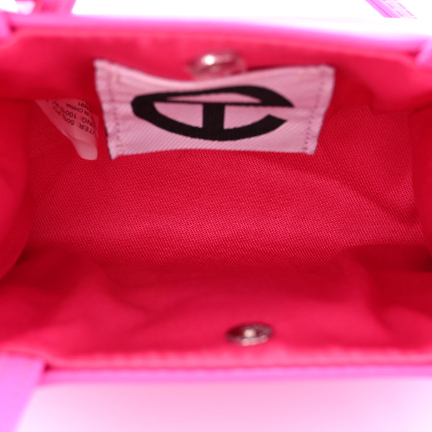 Vegan Leather Small Shopping Bag Azalea
