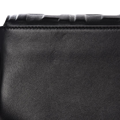 Fendi Nappa FF 1974 Embossed Mini Expandable Flap Bag Black 9 of 10