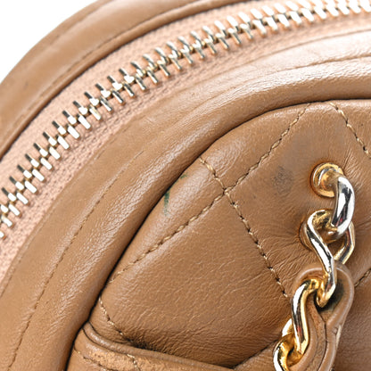 Chanel Lambskin Quilted Camera Case Beige 12 of 14