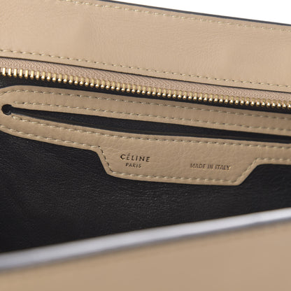 Celine Smooth Calfskin Suede Medium Trapeze Sahara 9 of 10