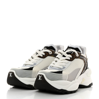Louis Vuitton Monogram Calfskin Run 55 Sneakers 35.5 White 3 of 9