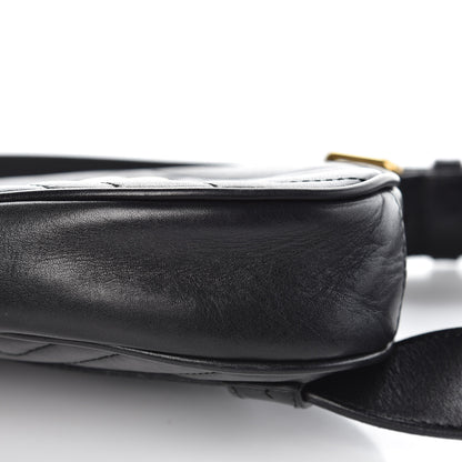 Gucci Calfskin Matelasse GG Marmont Belt Bag 105 42 Black 12 of 13