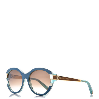 Louis Vuitton Petit Soupcon Cat Eye Sunglasses Z0638W Petrole 1 of 7