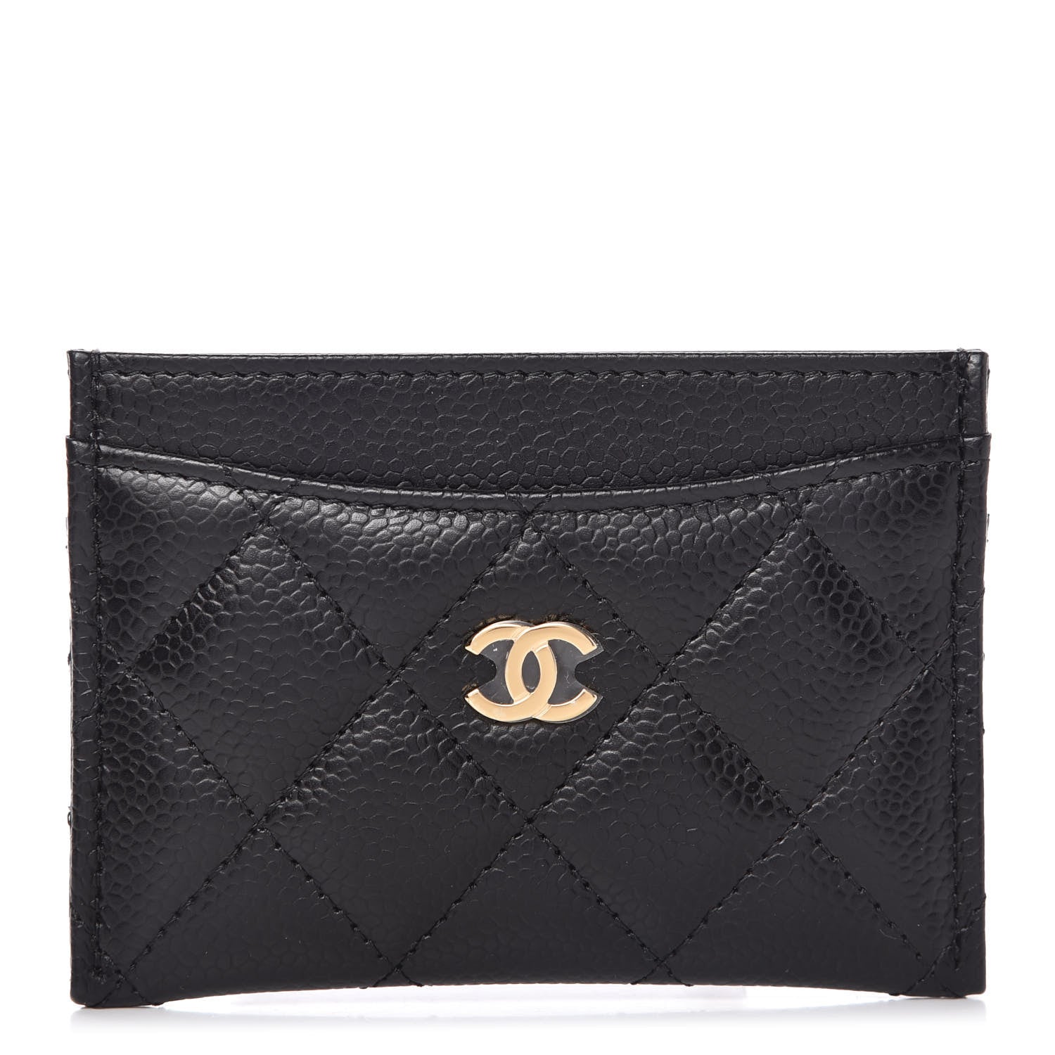 Chanel Caviar Quilted Card Holder Black 1 of 10