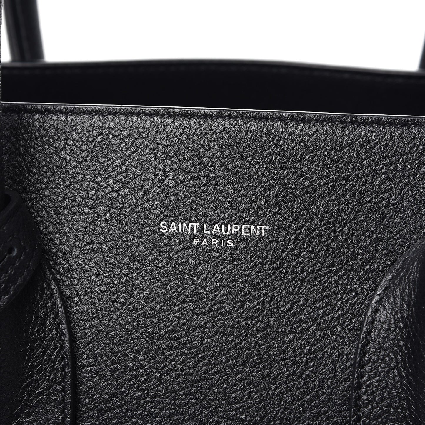 Grained Calfskin Small Sac De Jour Black