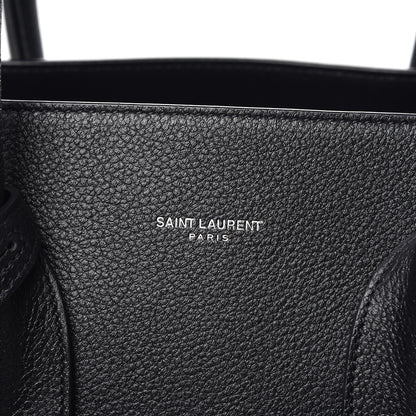 Saint Laurent Grained Calfskin Small Sac De Jour Black 8 of 11