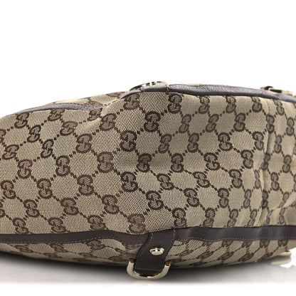 Gucci Monogram Small Gold D Ring Tote Brown 9 of 15