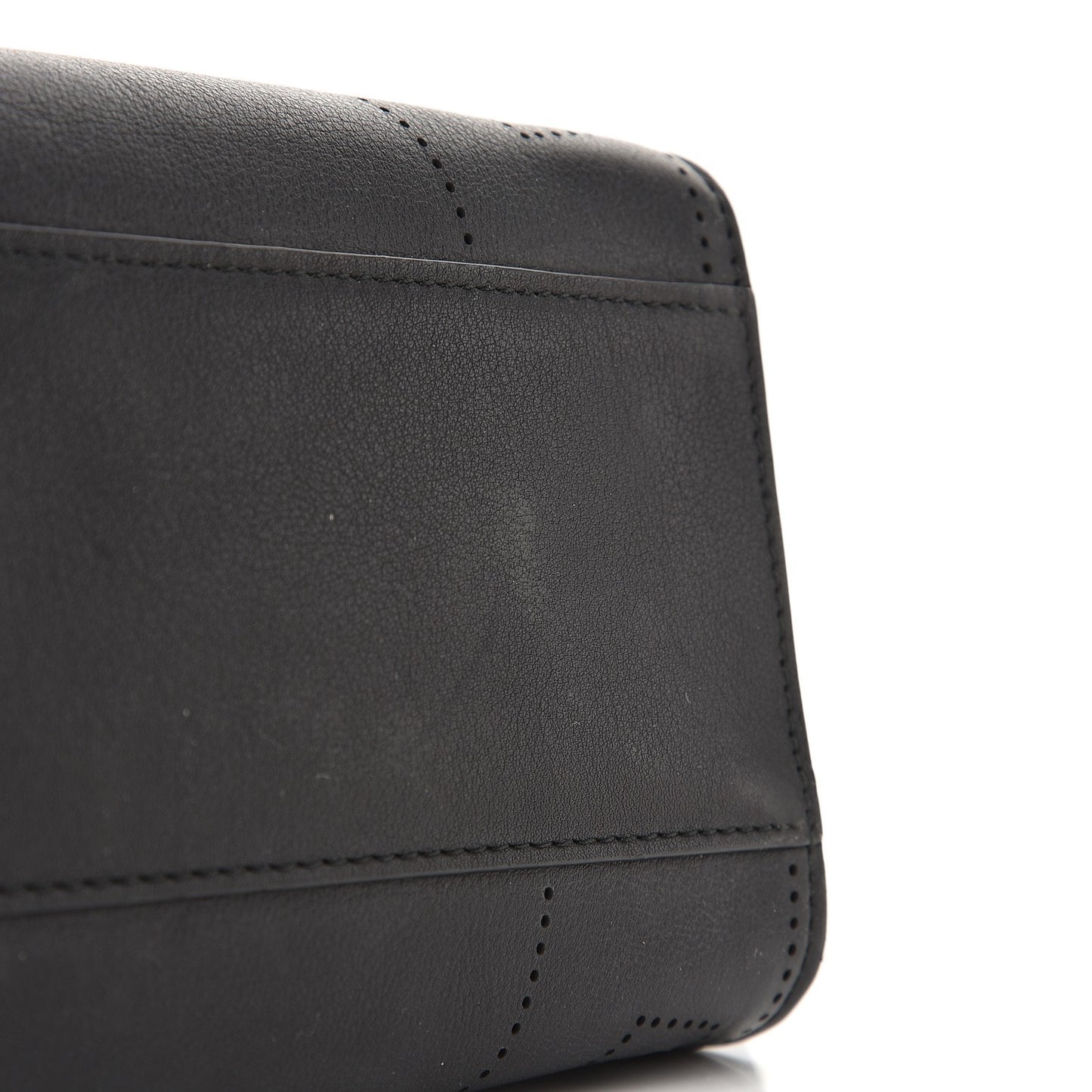 Veau Soyeux Perforated Blackout Hardware S City Black