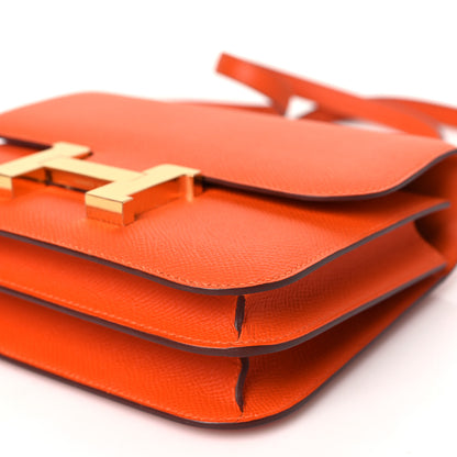 Hermes Epsom Constance 18 Orange 10 of 11
