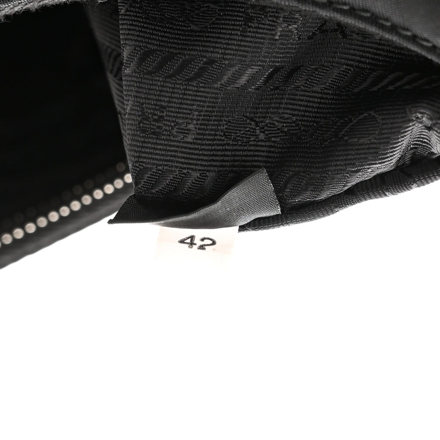 Prada Tessuto Nylon Saffiano Mini Re-Edition 2005 Bag Black 8 of 11