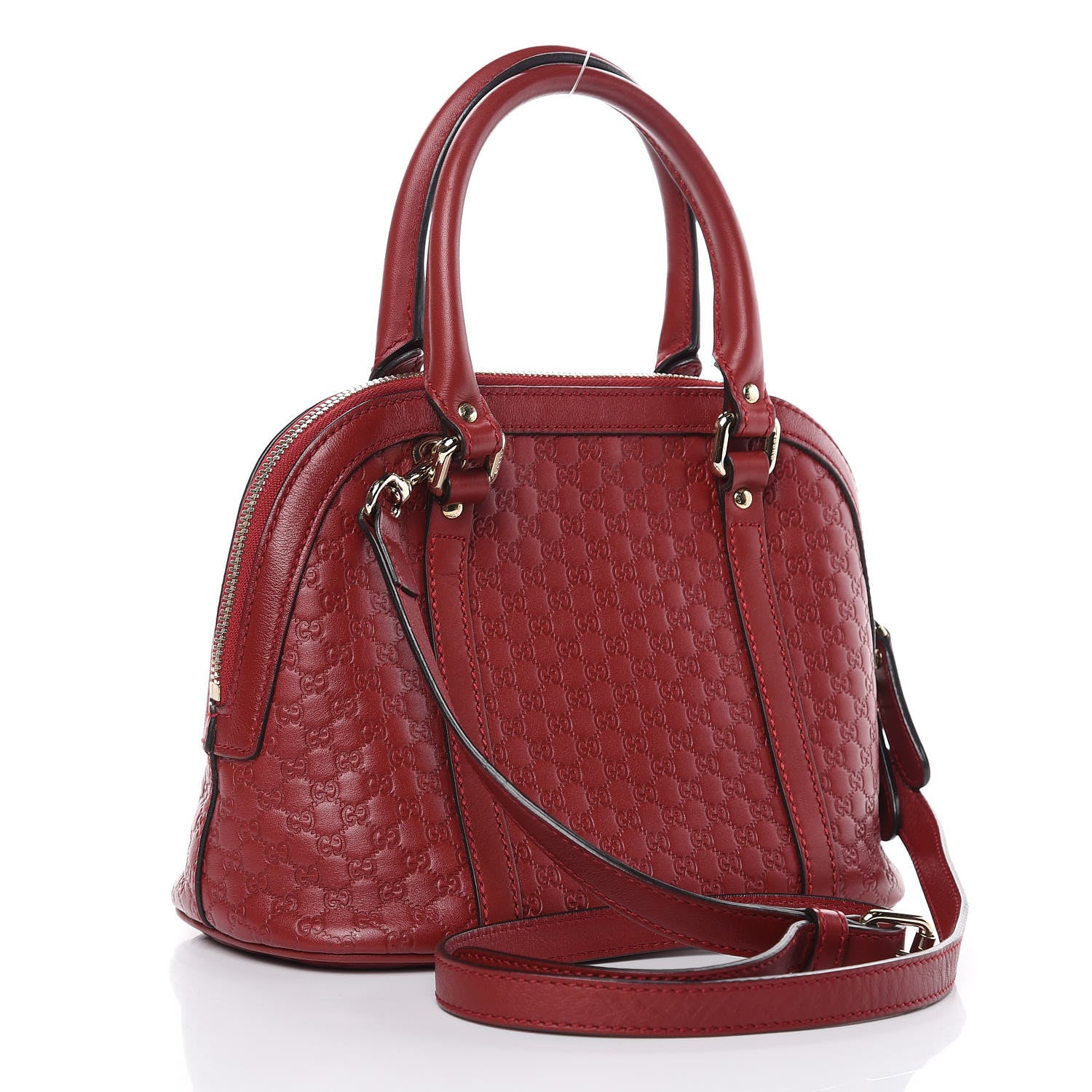 Gucci Soft Microguccissima Mini Dome Bag Rosso 3 of 10