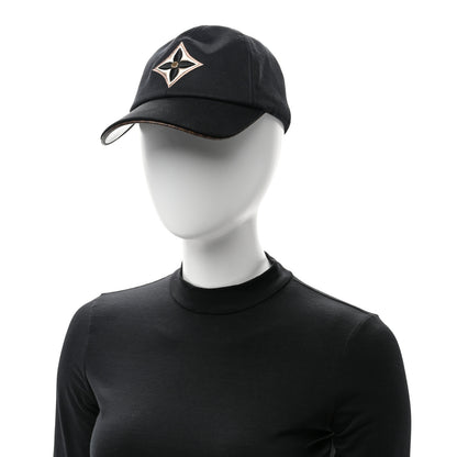 Louis Vuitton Monogram Cotton Jacquard Embroidered LV Day Cap M Black 2 of 8