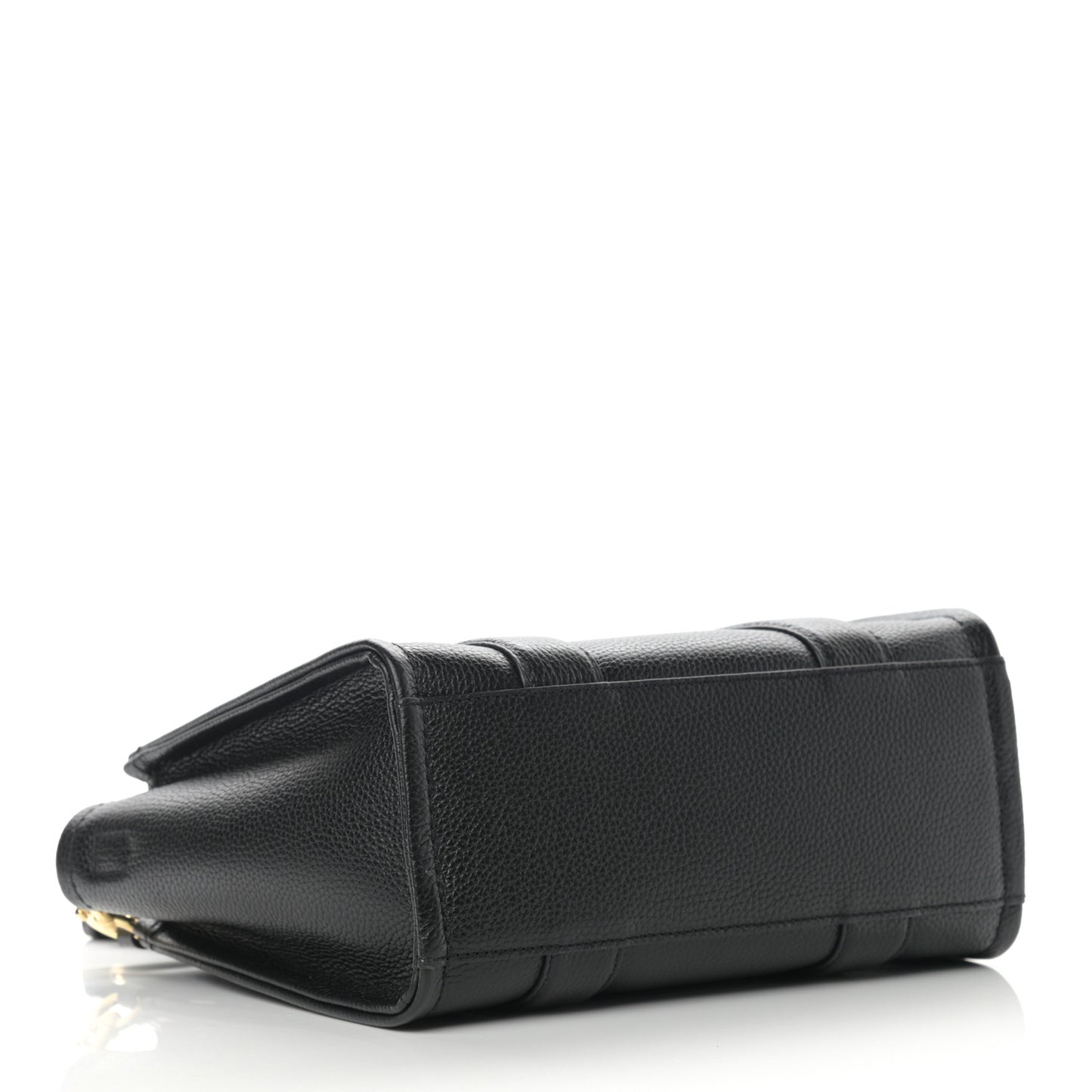 Grained Calfskin Small The Tote Bag Black